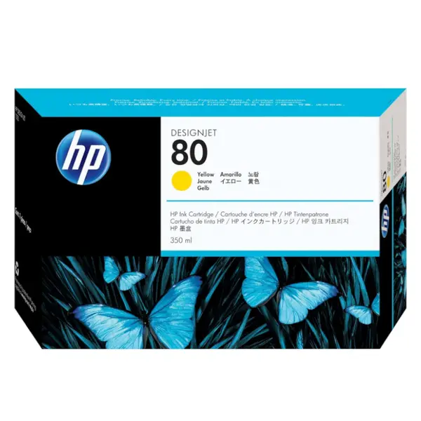 Tinta HP C4848A (1050/1055) No.80 yellow (350 ml)