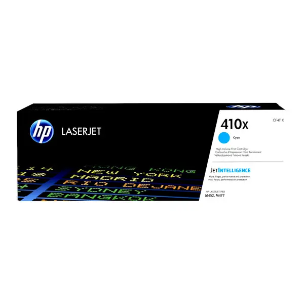Toner HP CF411X (MFP M452/M477) cyan 5000 str. HP 410X