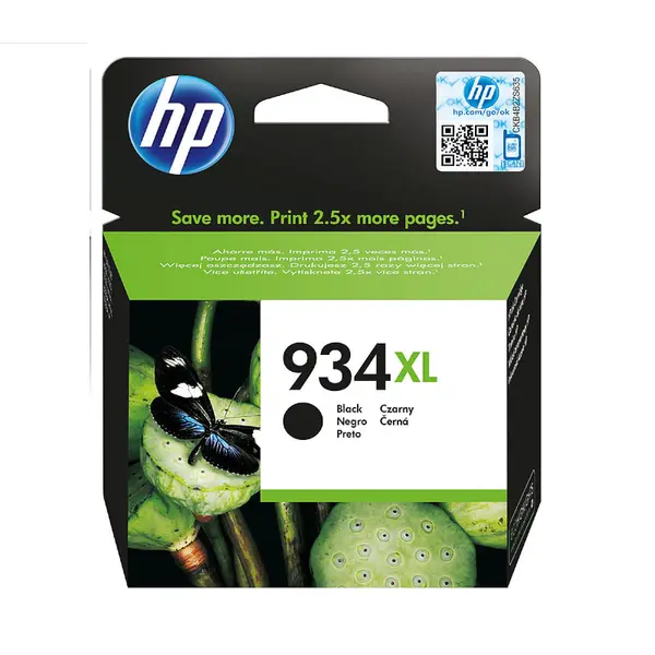 Tinta HP C2P23AE (OJ Pro 6230/6830/ePrinter) No.934XL black 1000 str.