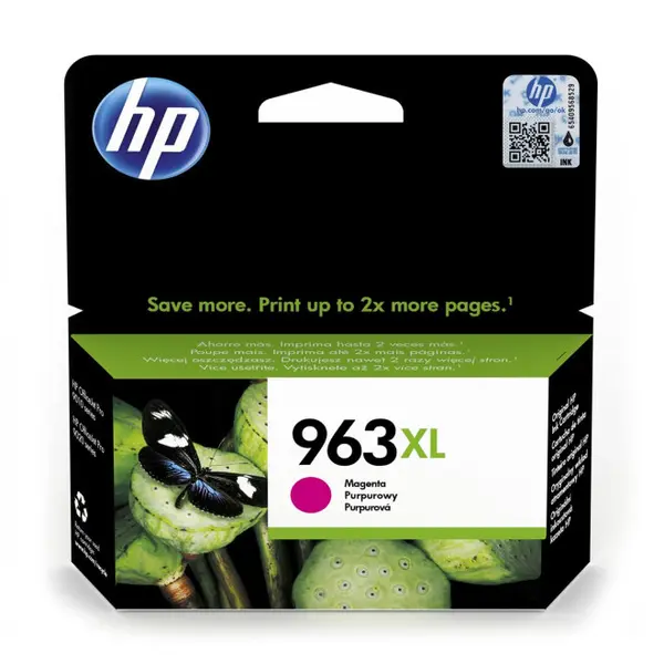 Tinta HP 3JA28AE (OJ Pro 9012) No.963XL magenta 1600 str.
