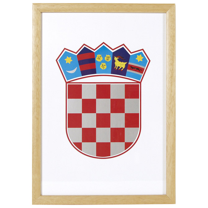 Grb RH 30x40cm, drveni okvir