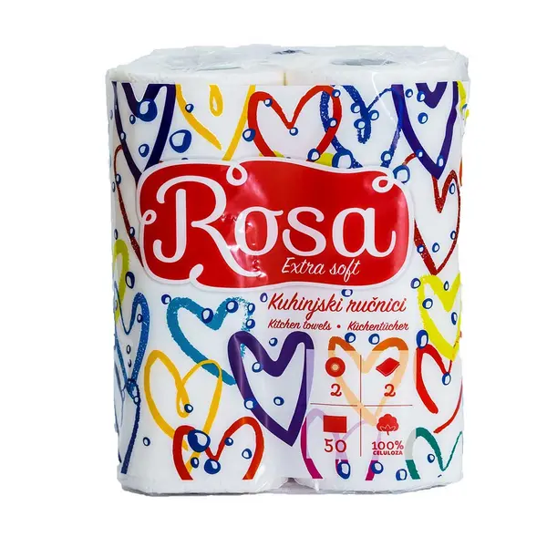 55035-11 Ručnik rola 2-slojni 23cm 2/1 ROSA K042 Extra soft