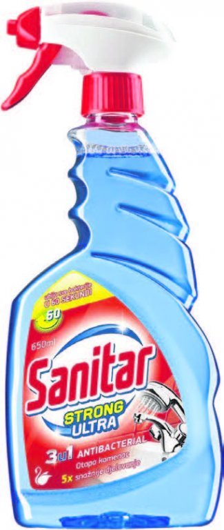 55558 Toalet-sredstvo za čišćenje SANITAR LABUD 650 ml Strong s prskalicom