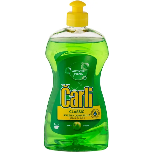 Kuhinja-sredstvo za ručno pranje suđa ČARLI   450 ml Classic jabuka