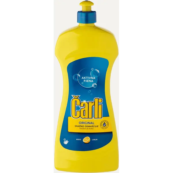 Kuhinja-sredstvo za ručno pranje suđa ČARLI  900 ml Original  limun