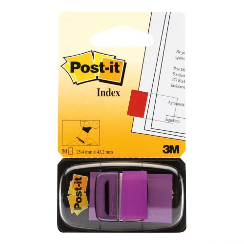 Samoljepljive zastavice  25,4x43,2mm  50/1  ljubičaste POST-IT 680-8