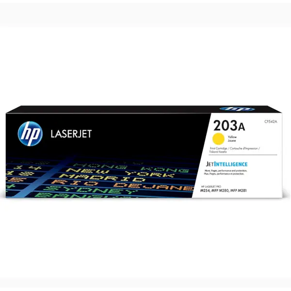 Toner HP CF542A (MFP M254//M280) yellow 1300 str. HP 203A
