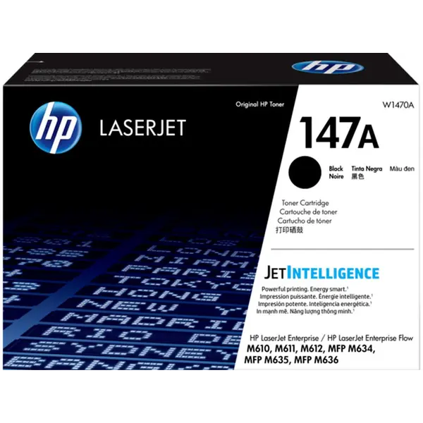 35939 Toner HP W1470A (LJ enterp.M610/M611/M612/M634/M635/M636) black 10500str. HP147A