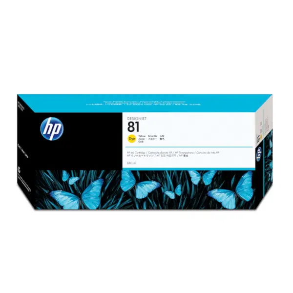 Tinta HP C4933A (5500) No.81 yellow 1000 str. (680ml)
