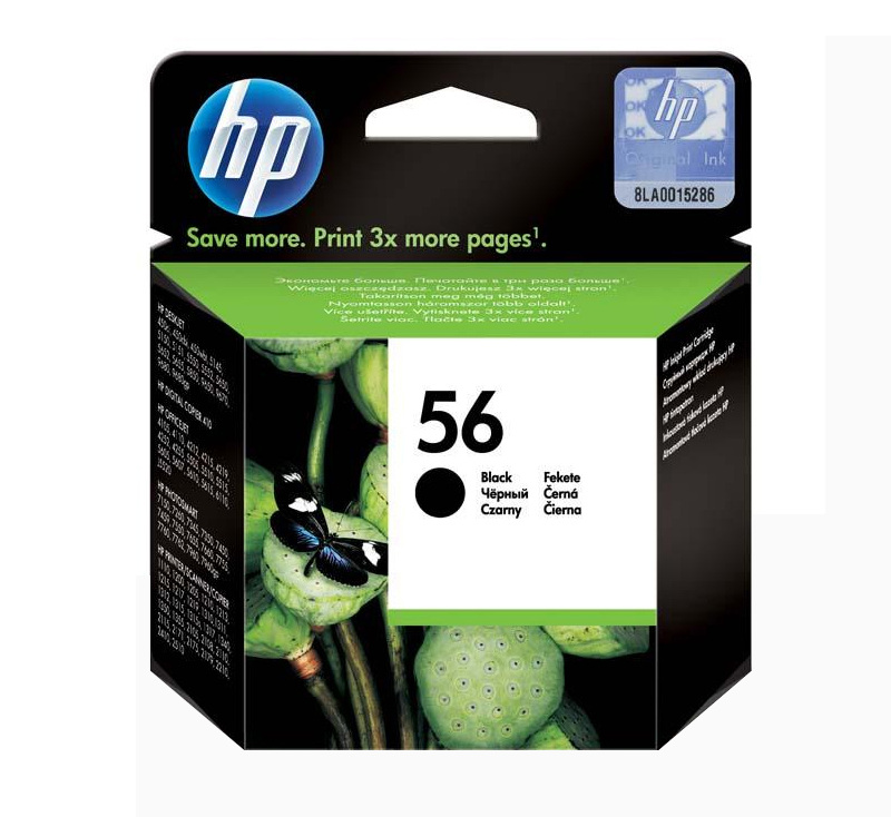 Tinta HP C6656AE (PSC21xx) No.56 black 450 str. (19 ml)