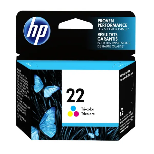 Tinta HP C9352AE (1360/1410/3920/3940/3960/2460) No.22  3-color 165 str. (5 ml)