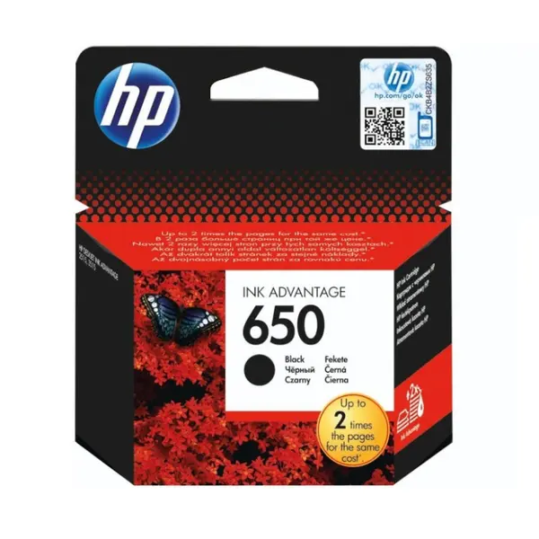 Tinta HP CZ101AE (DJ 2515/2545/3515) No. 650 black 360 str.