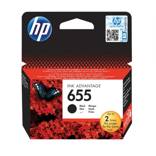 Tinta HP CZ109AE( DJ 3525, 4625) No. 655 black 550 str.
