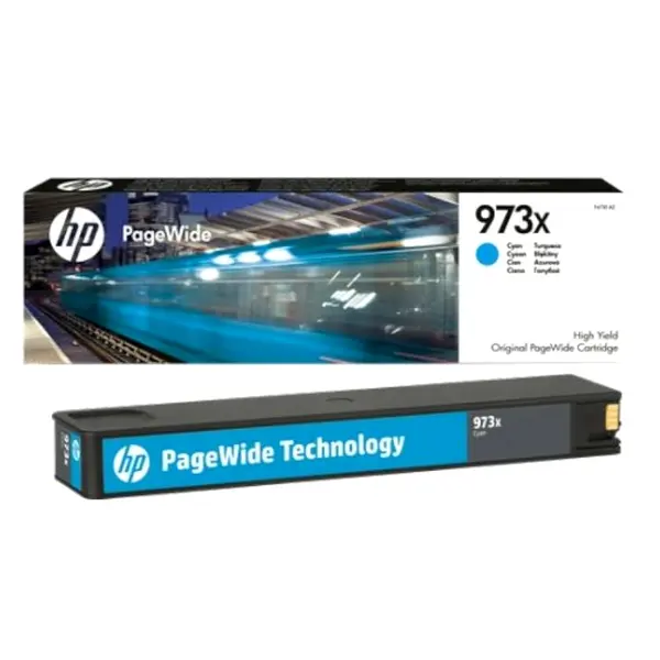 Tinta HP F6T81AE (PWP 452/477) No. 973X cyan 7000 str.