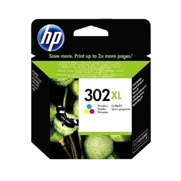 Tinta HP F6U67AE (DJ 1110/2130) No. 302XL 3-color 330 str.