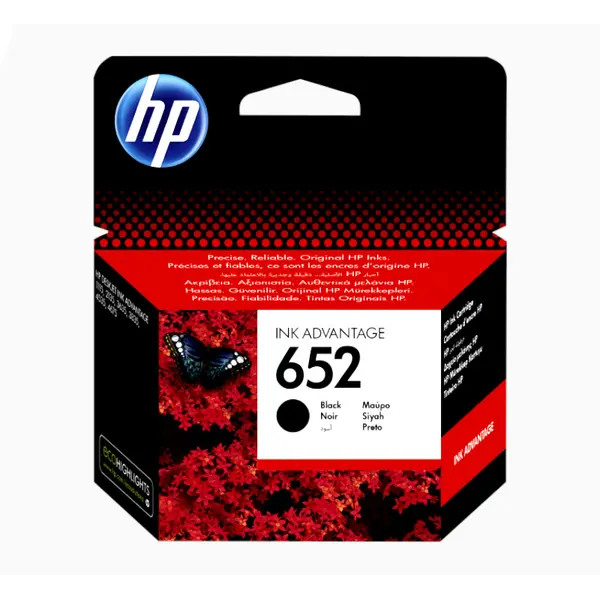 Tinta HP F6V25AE (DJ 2135,4535) No.652 black 360 str.