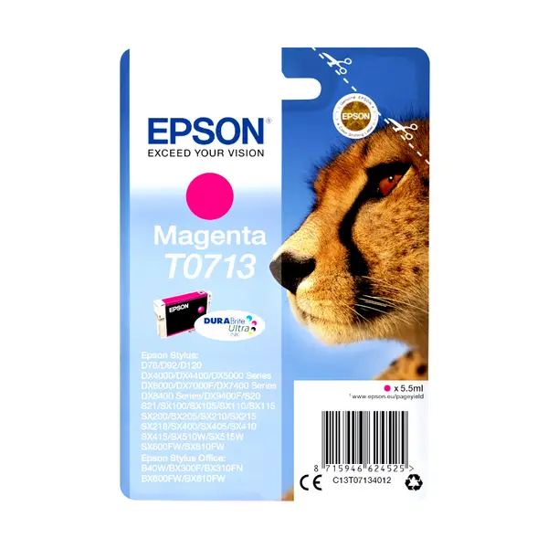 Tinta EPSON C13T071340 (DX8/DX4050/5050/6050) magenta
