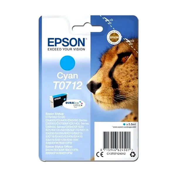 Tinta EPSON C13T071240 (D78/DX4050/5050/6050) cyan