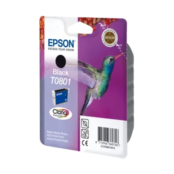 Tinta EPSON C13T08014021 (R265/360) black