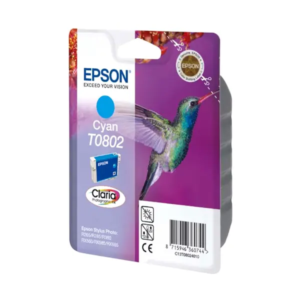 Tinta EPSON C13T08024021 (R265/360) cyan