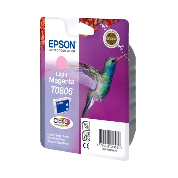 Tinta EPSON C13T08064021 (R265/360) light magenta
