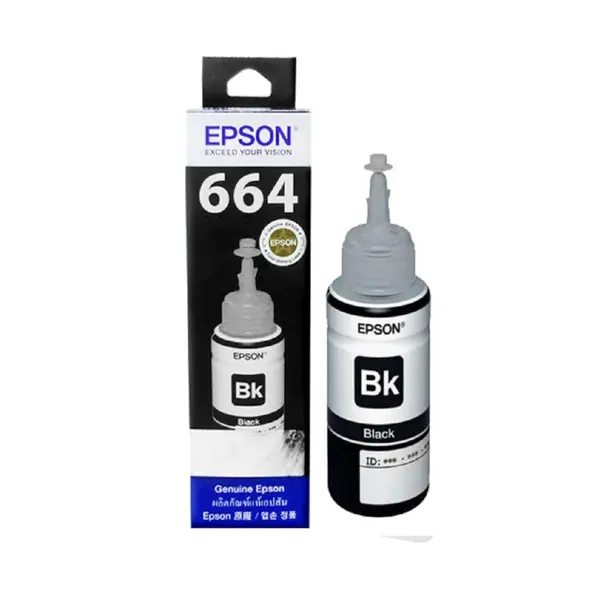 Tinta EPSON C13T66414A (L100/110/200) black