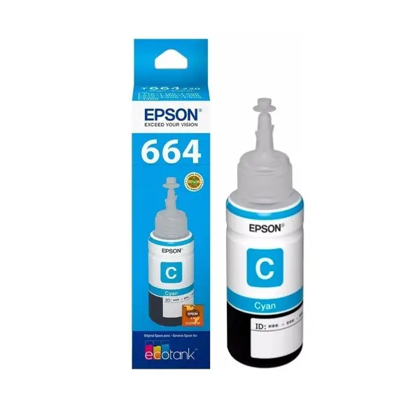 Tinta EPSON C13T66424A (L100/110/200) cyan