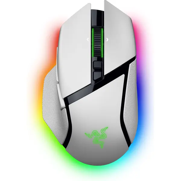RZ01-05240200-R3G1 Razer Basilisk V3 Pro 35K - Ergonomic Wireless Gaming Mouse - White Edition
