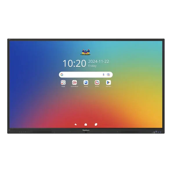 IFP6535-1-1C VIEWSONIC 65" 64 Multi touch, 9H, 450nits, 8GB RAM/128GB, Android 16, Black