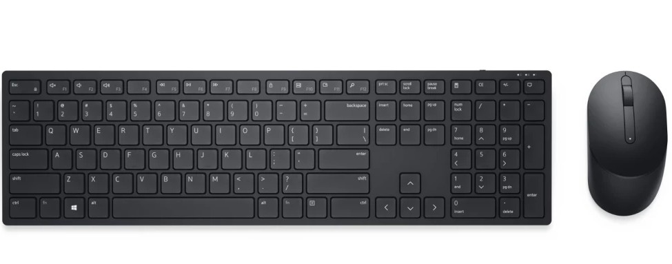 580-AJRU Dell Keyboard and Mouse Pro Wireless KM5221W - UK (QWERTY) - Black