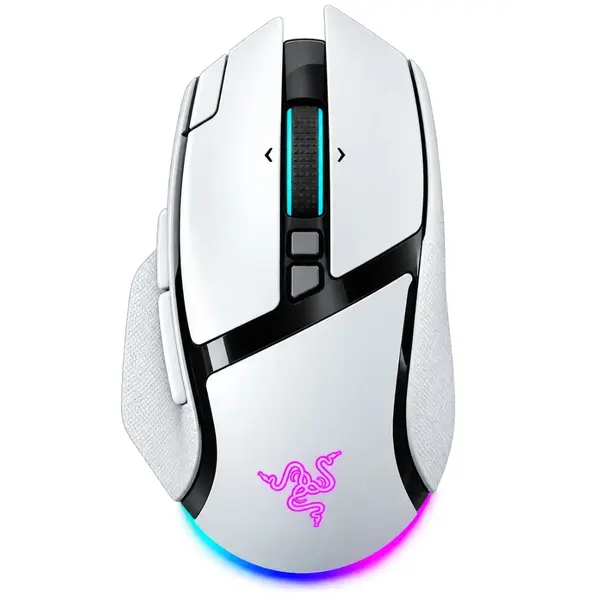 RZ01-05670200-R3G1 Razer Basilisk V4 Pro - Ergonomic WirelessGaming Mouse - White Edition - EU Pack