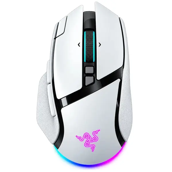 RZ01-05670200-R3G1 Razer Basilisk V4 Pro - Ergonomic WirelessGaming Mouse - White Edition - EU Pack