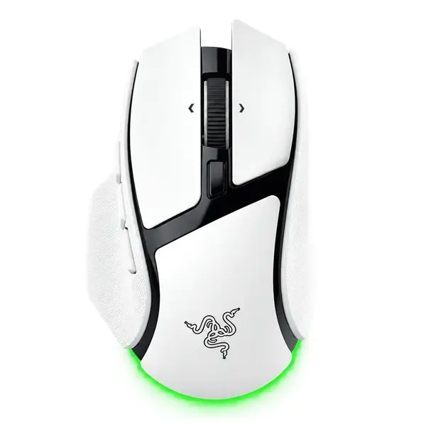 RZ01-05680200-R3M1 Razer Basilisk V4 HyperSpeed - ErgonomicWireless Gaming Mouse - White Edition -