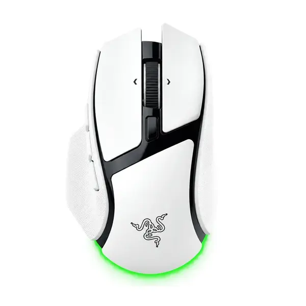 RZ01-05680200-R3M1 Razer Basilisk V4 HyperSpeed - ErgonomicWireless Gaming Mouse - White Edition -