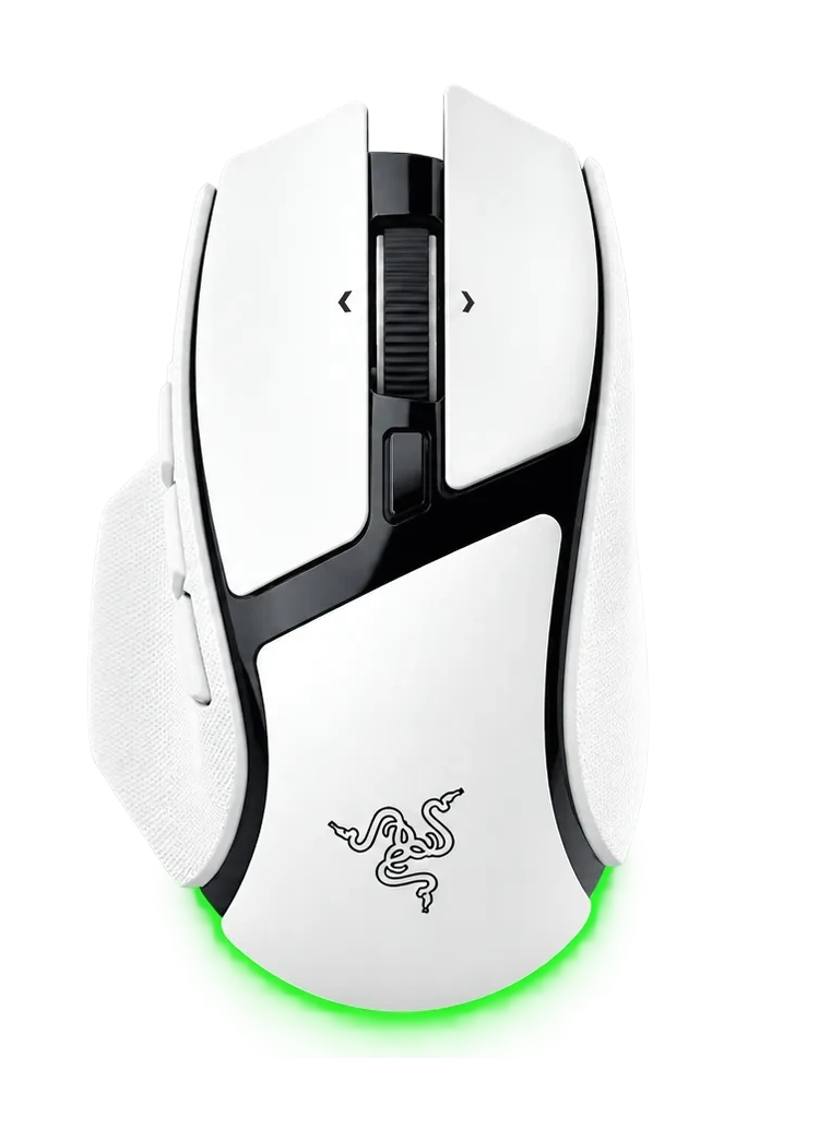RZ01-05680200-R3M1 Razer Basilisk V4 HyperSpeed - ErgonomicWireless Gaming Mouse - White Edition -