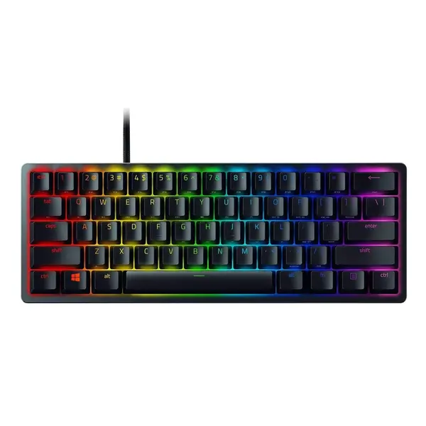RZ03-03391600-R3W1 Razer Huntsman Mini - 60% Optical Gaming Keyboard (Clicky Purple Switch) - UK La