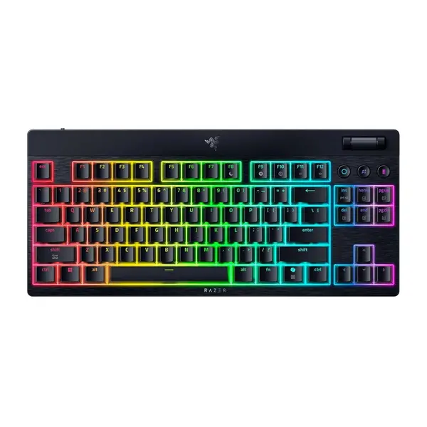 RZ03-05451000-R3W1 Razer BlackWidow V4 Low-profile Tenkeyless HyperSpeed - Wireless Low-profile
