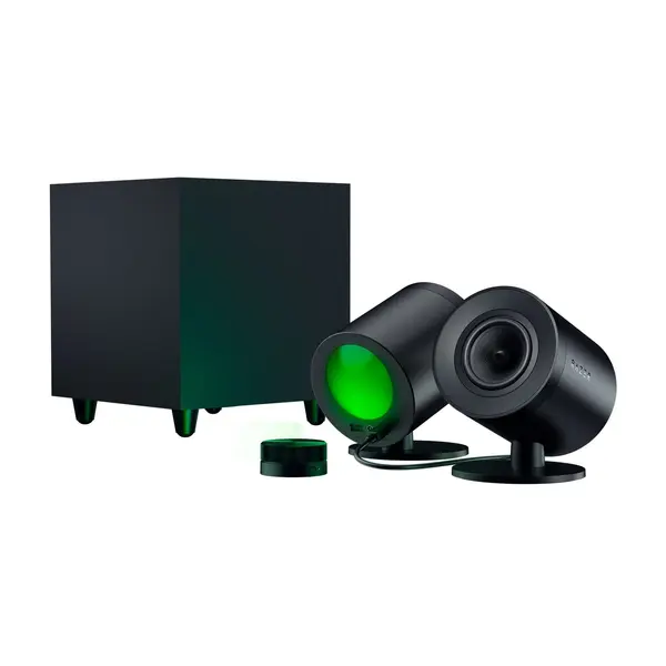 RZ05-04740100-R3G1 Razer Nommo V2 Pro - Full-Range 2.1 PC Gaming Speakers with Wireless Subwoofer -