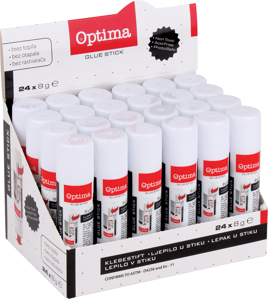 220328-EC Ljepilo u stiku  8g OPTIMA display 36215 P24/384