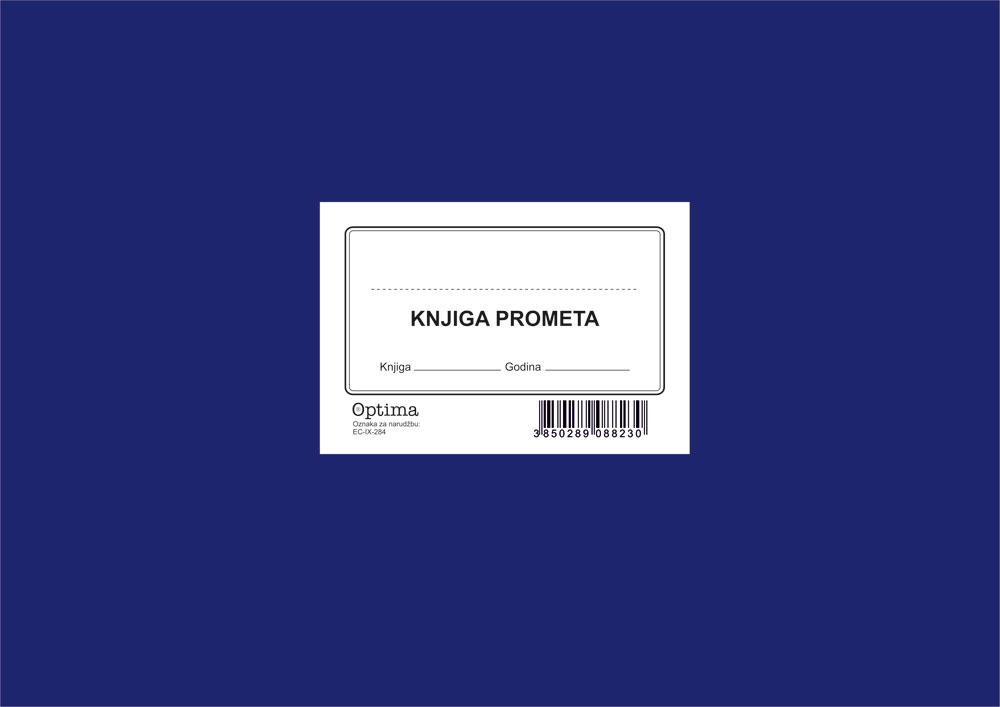 220376-EC Knjiga prometa EC-IX-284/EUR OPTIMA P10/20