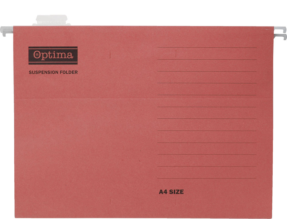 226857-EC Mapa viseća A4 OPTIMA crvena 22461 P25/200