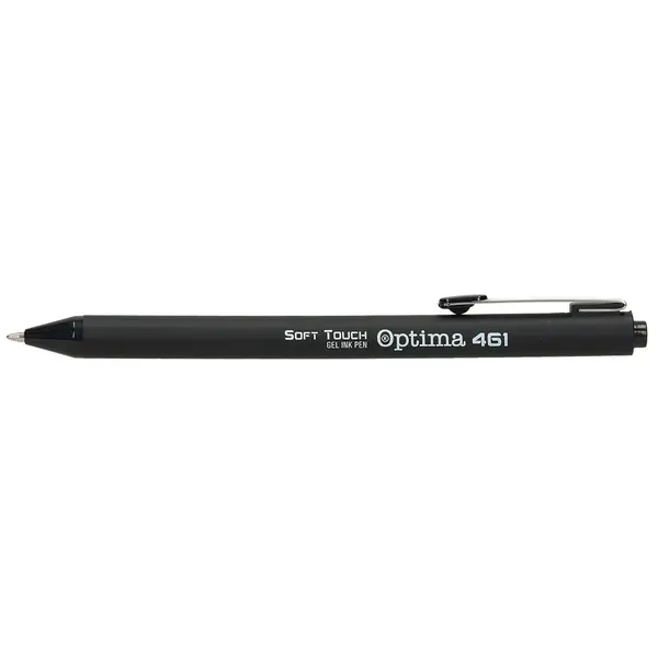 231622-EC Gel pen 0,7 OPTIMA Soft Touch 461 crna 100921 P12/144/1728