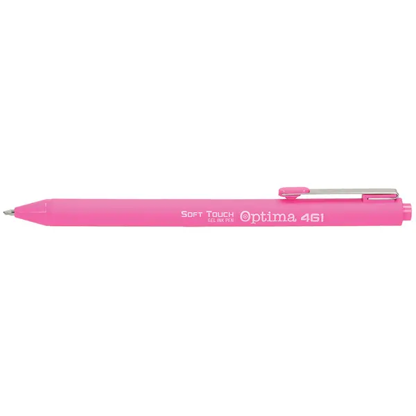 231625-EC Gel pen 0,7 OPTIMA Soft Touch 461 roza 100924 P12/144/1728
