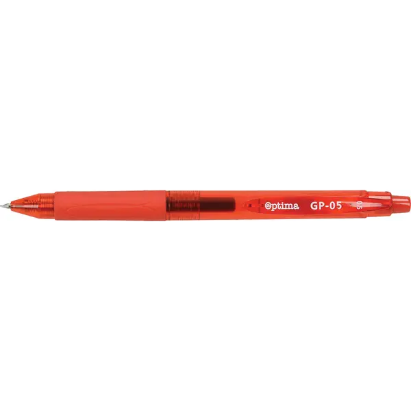 236119-EC Gel pen 0,5 OPTIMA GP-05 crvena 120917 P12/144/864