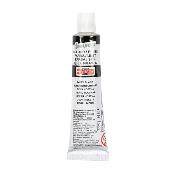 01782-EC Tempera 16ml crna K-I-N P10/100