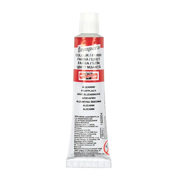 01786-EC Tempera 16ml tamno crvena K-I-N P10/100