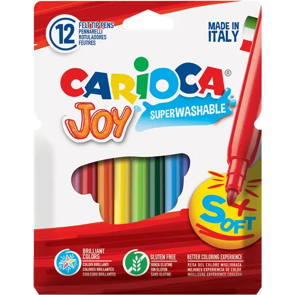 01966-EC Flomasteri 12/1 CARIOCA JOY 40531 pvc perivi bls P24