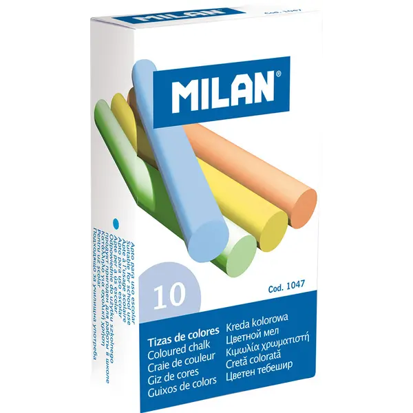 05847-EC Kreda šk.u boji 1/10 MILAN 5 boja P10/160