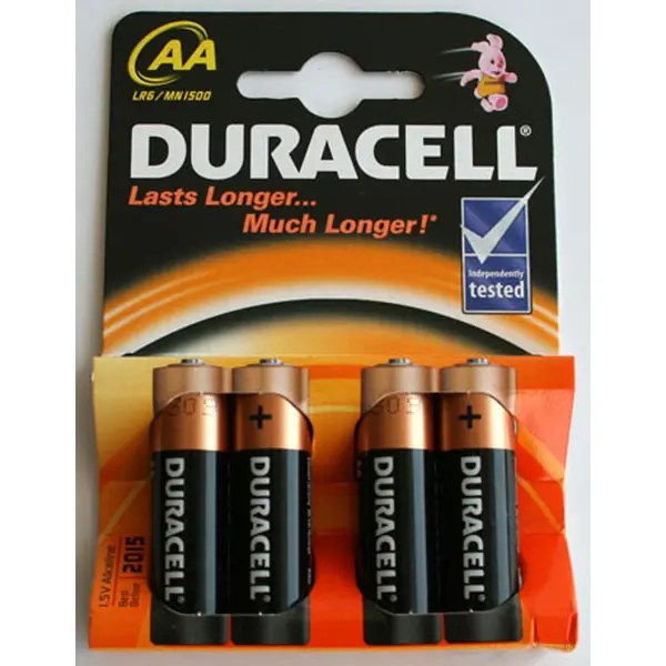 10893-EC Baterija DURACELL AA (LR6) IMPROVED BASIC 4/1 alkalna 411103 bls P1/20