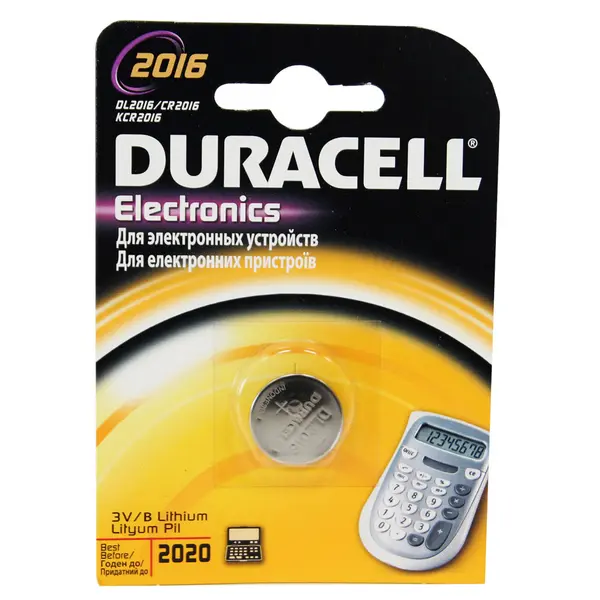 10907-EC Baterija DURACELL DL 2016 1/1 litijska bls P10
